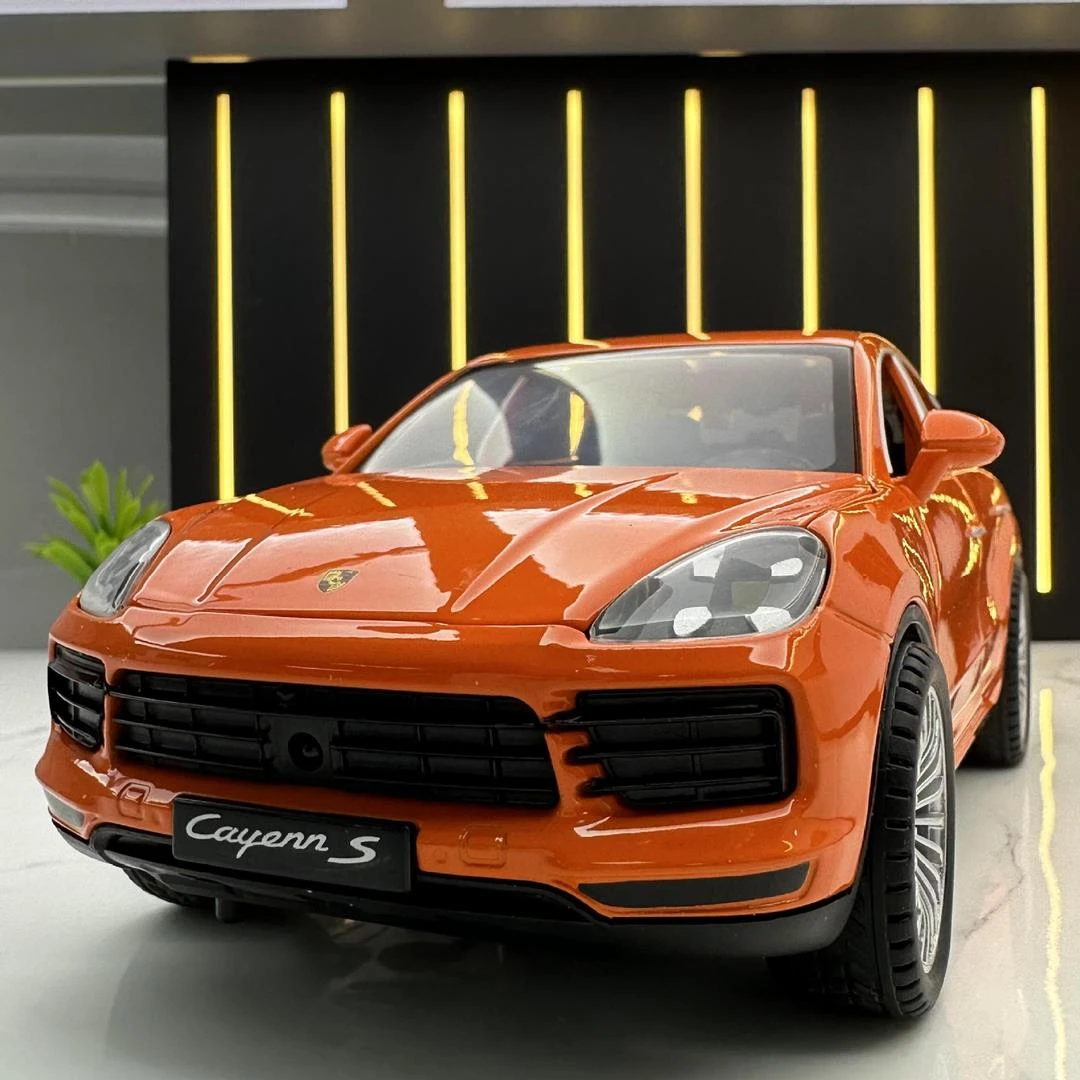 【保时捷卡宴】 合金汽车模型 工艺收藏摆件 声光音效 豪车越野车