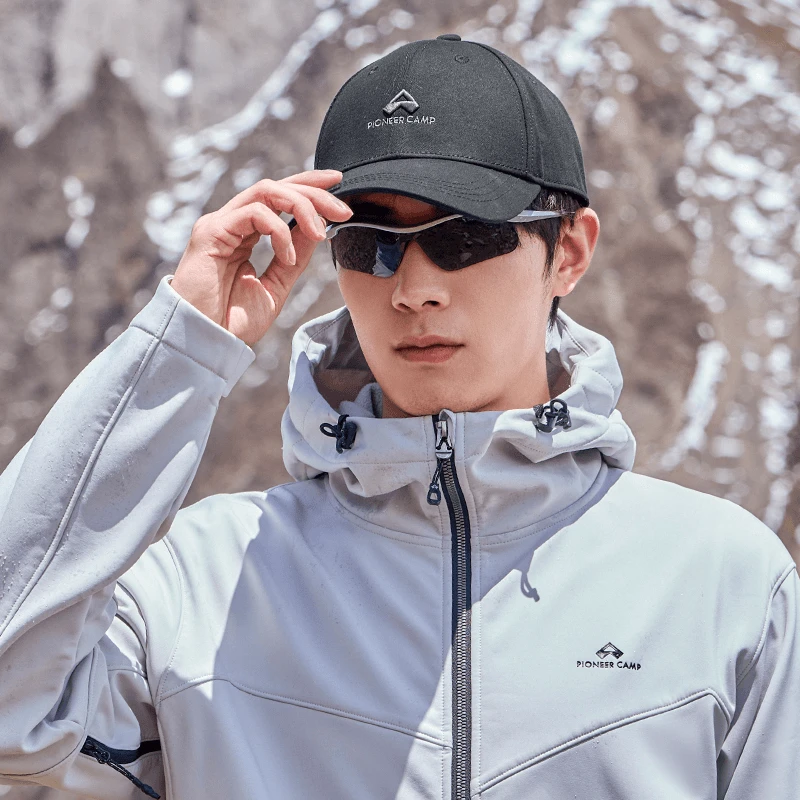 拓路者户外休闲帽男女款夏季纯棉宽帽檐遮阳休闲运动鸭舌棒球帽子