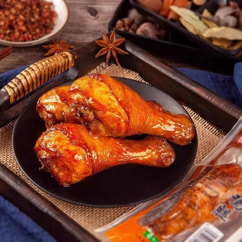 乌市发货】3个卤鸡腿卤味鸡肉90g/个开袋即食真空包装只卖新疆