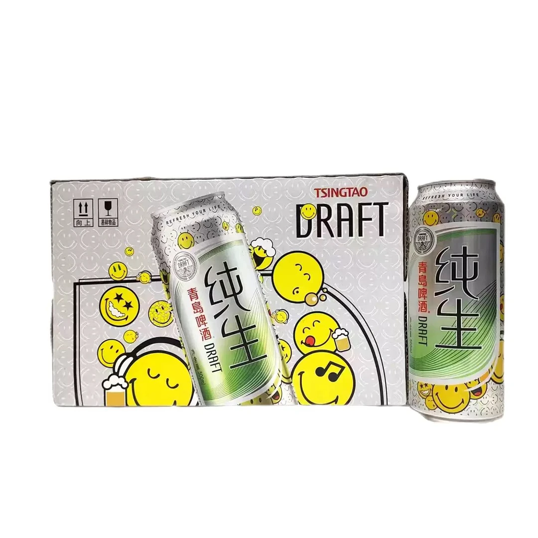 青岛啤酒纯生罐500ml*12听