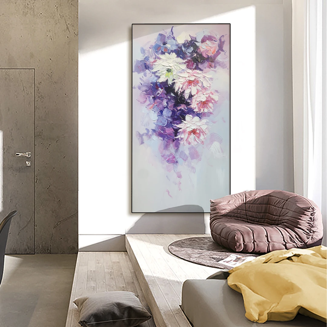 【绚丽花海】浪漫温馨装饰画客厅现代沙发背景挂画背景墙挂画防