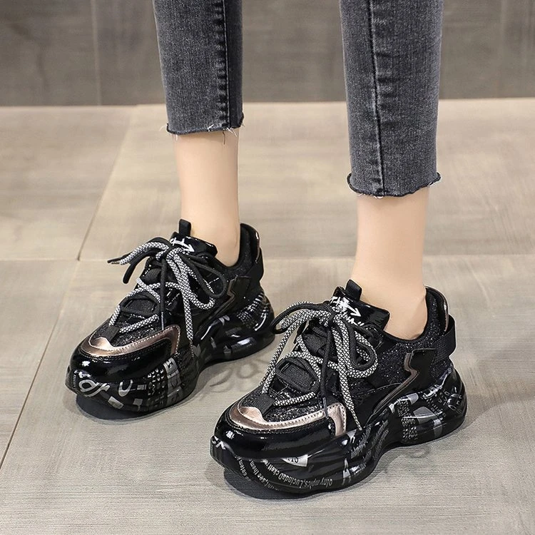 【楠哥专属-现货】运动老爹鞋网红2025新款时尚休闲潮软底厚底增高