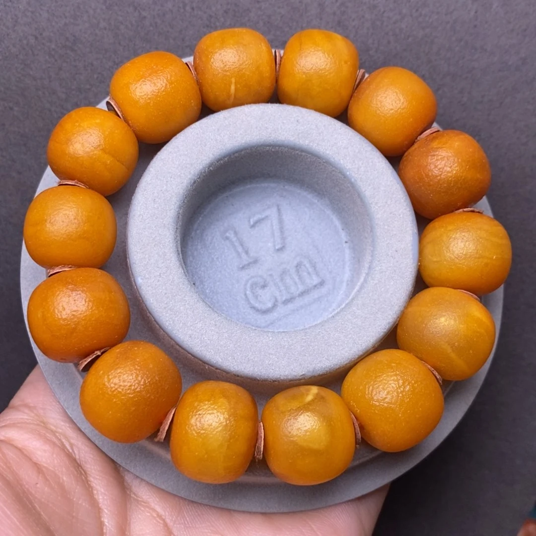 琥珀裸石未镶嵌蜜蜡