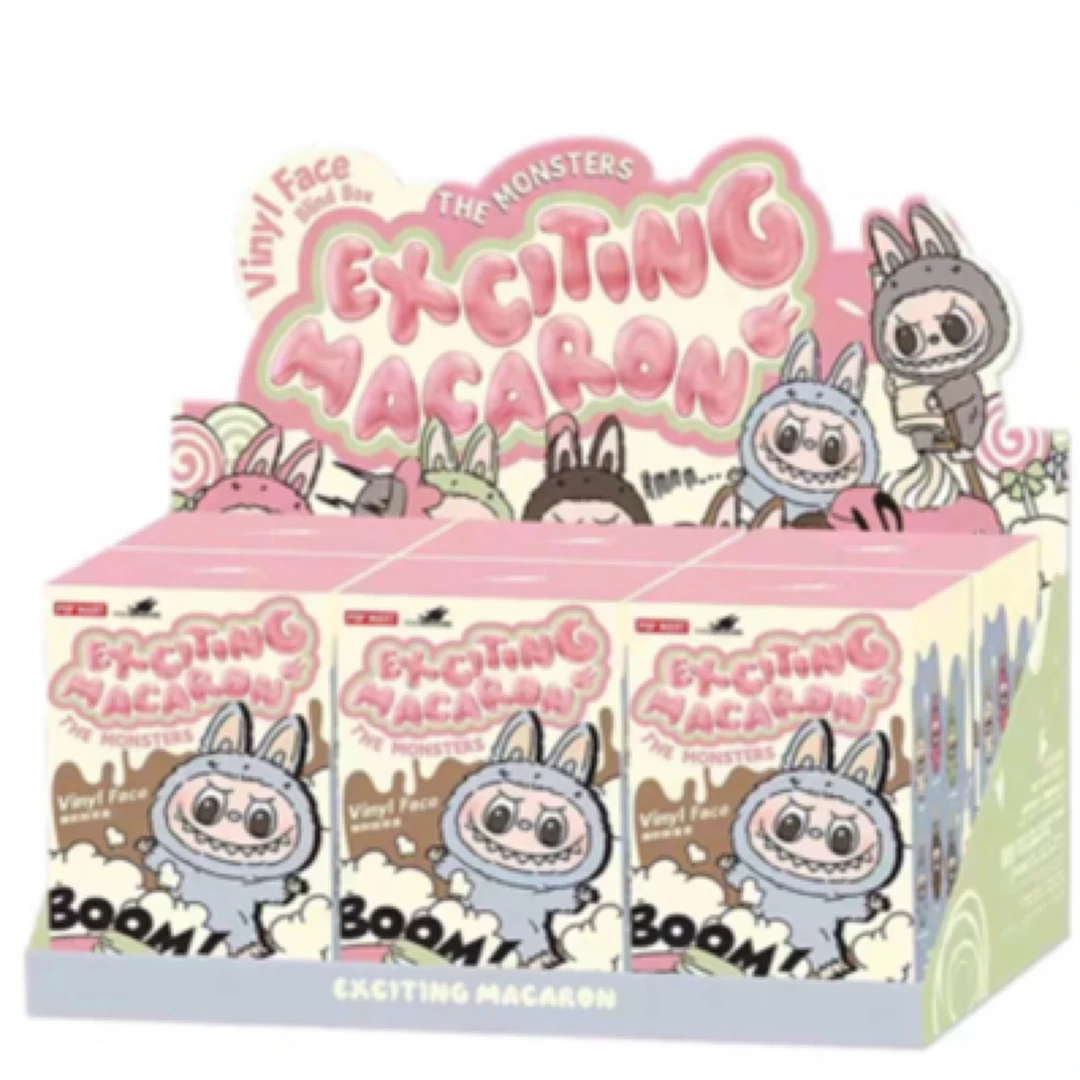 labubu玩偶毛绒玩具拉布布心动马卡龙盲盒玩具labubu玩偶挂件