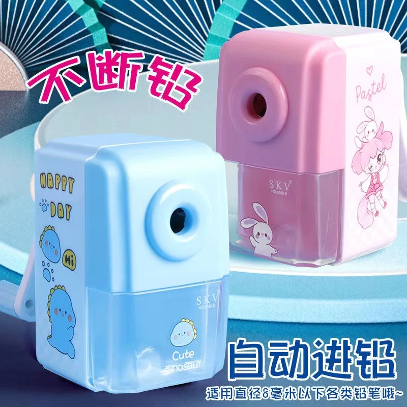 卷笔刀一个 颜色随机有问题联系客服幼儿园削笔机三角杆