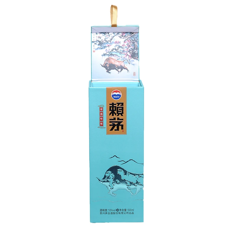 赖茅辛丑牛年生肖 酱香型白酒 纯粮酿造 收藏纪念53度500ml/瓶