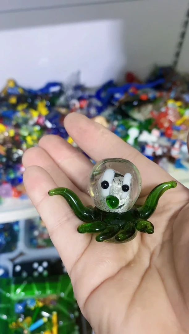 【闪购商品】琉璃手工艺品微瑕章鱼