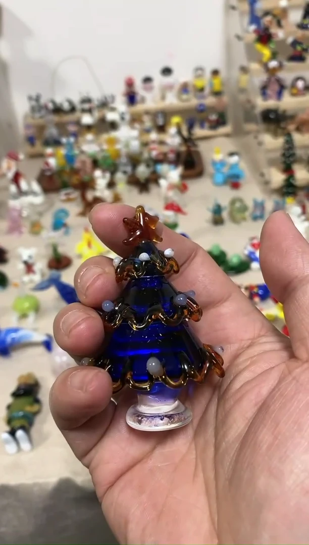 【闪购商品】琉璃手工艺品圣诞树