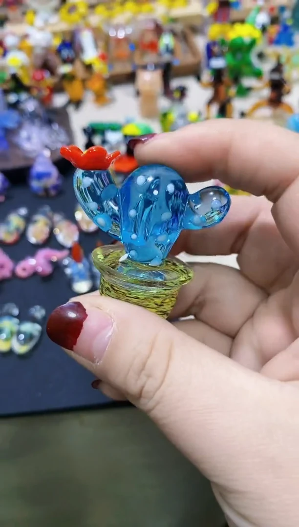 【闪购商品】琉璃手工艺品仙人掌