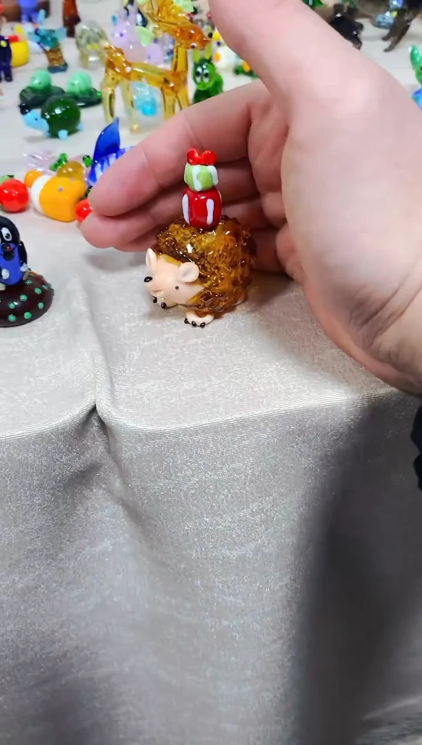 【闪购商品】琉璃手工艺品刺猬