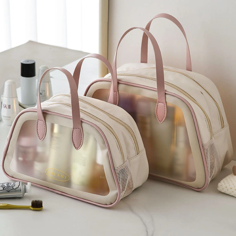【柚喜】便携大容量干湿分离洗漱化妆包女旅行收纳袋游泳洗澡防水