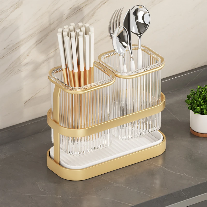 厨房创意筷子收纳盒用品实用壁挂式免打孔筷子筒置物架家用多功能