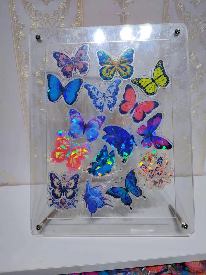 6cm玻璃碎蝴蝶，盲盒周边