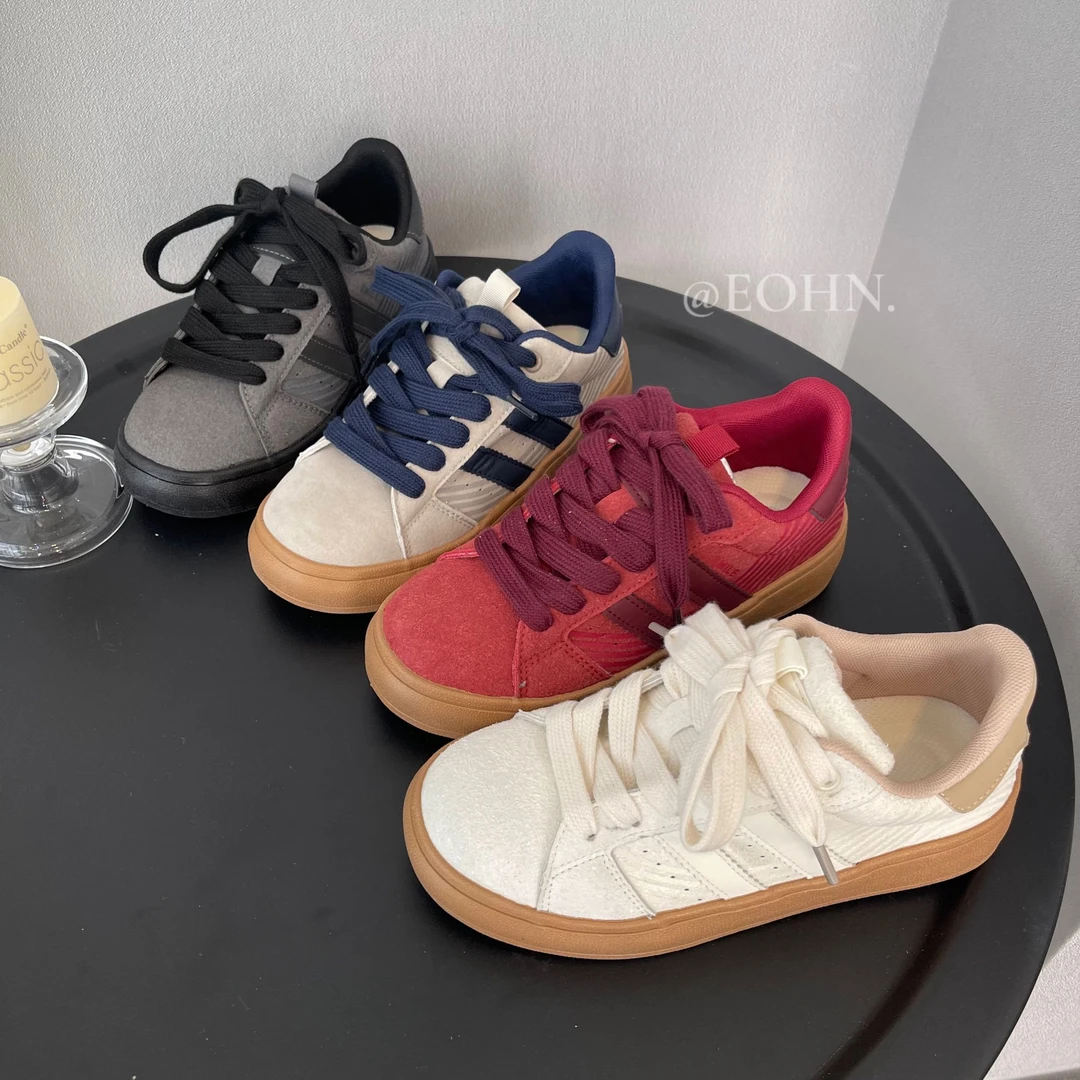 2024秋季新款休闲复古板鞋时尚百搭小众ins