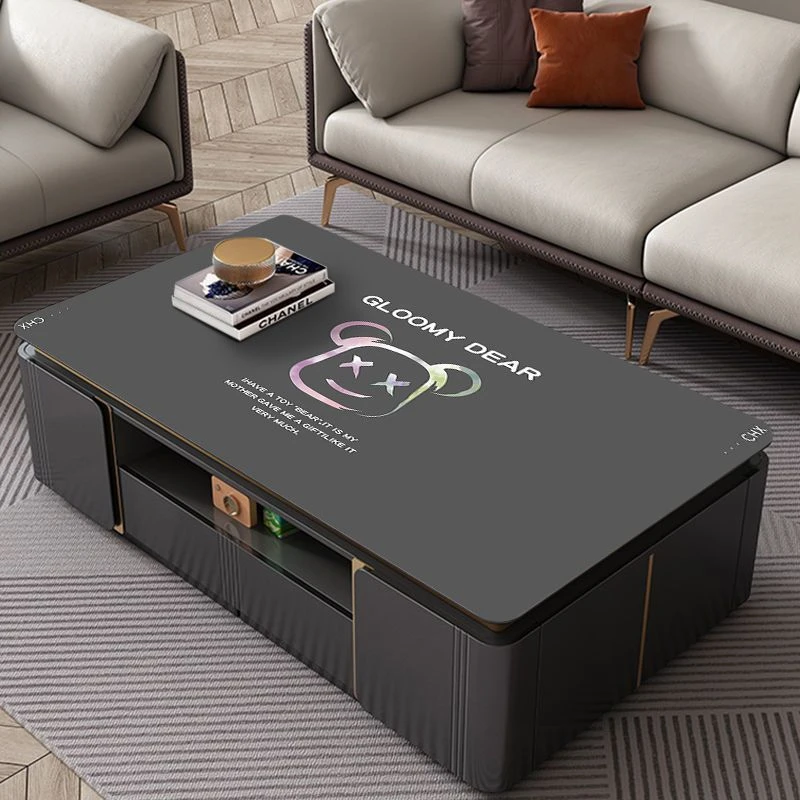 【小扬哥甄选】潮牌桌垫pvc免洗感轻奢茶几垫桌布防水防油防烫小红