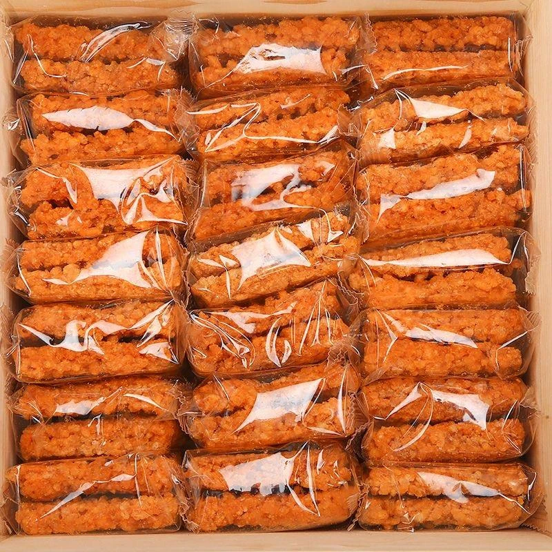 【零食推荐】蟹香咸蛋黄糯米锅巴蟹黄零食办公室休闲小吃食品
