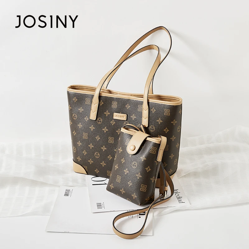 卓诗尼时尚通勤包女大容量托特包包女2024新款秋季质感单肩子母包