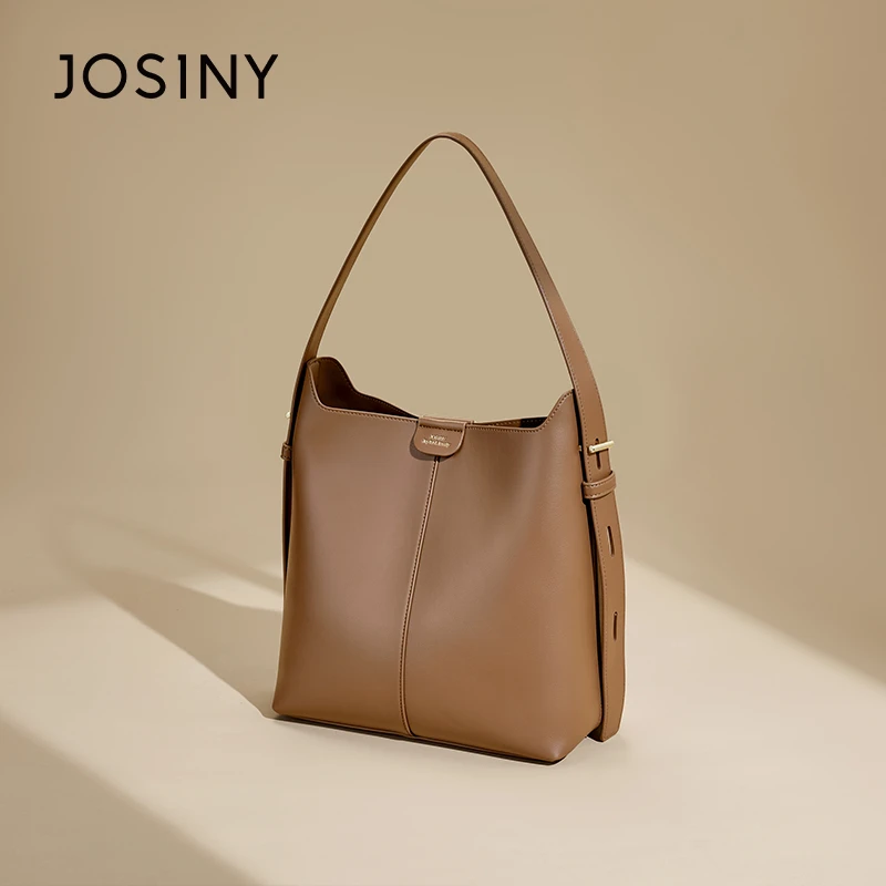 卓诗尼包包女单肩包2024新款单肩包时尚休闲托特包百搭手提包简约