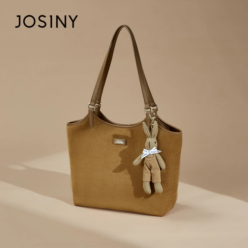 卓诗尼美拉德风复古托特包2024新款大包包女大容量时尚单肩包女包