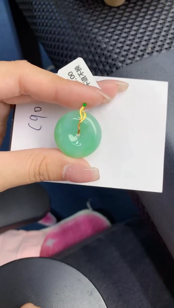 【闪购商品】翡翠颈饰18K金镶嵌000000000