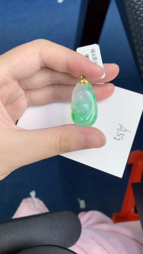 【闪购商品】翡翠颈饰18K金镶嵌000000000