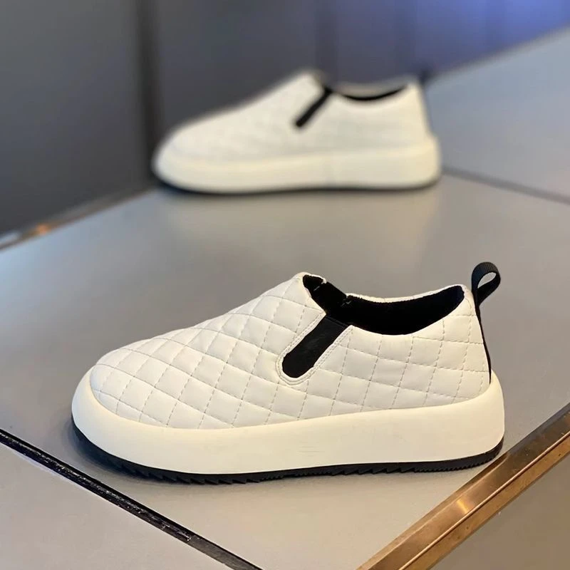 秋冬款男鞋2024新款一脚蹬懒人板鞋网红软底大头小丑鞋百搭休闲鞋