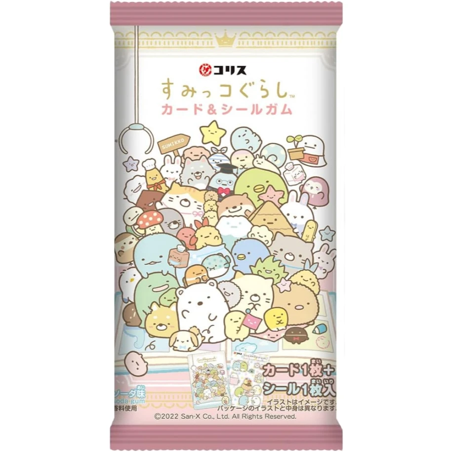 【拆卡】角落生物食玩卡贴纸San-X白熊企鹅全25种可爱盲盒动漫周边