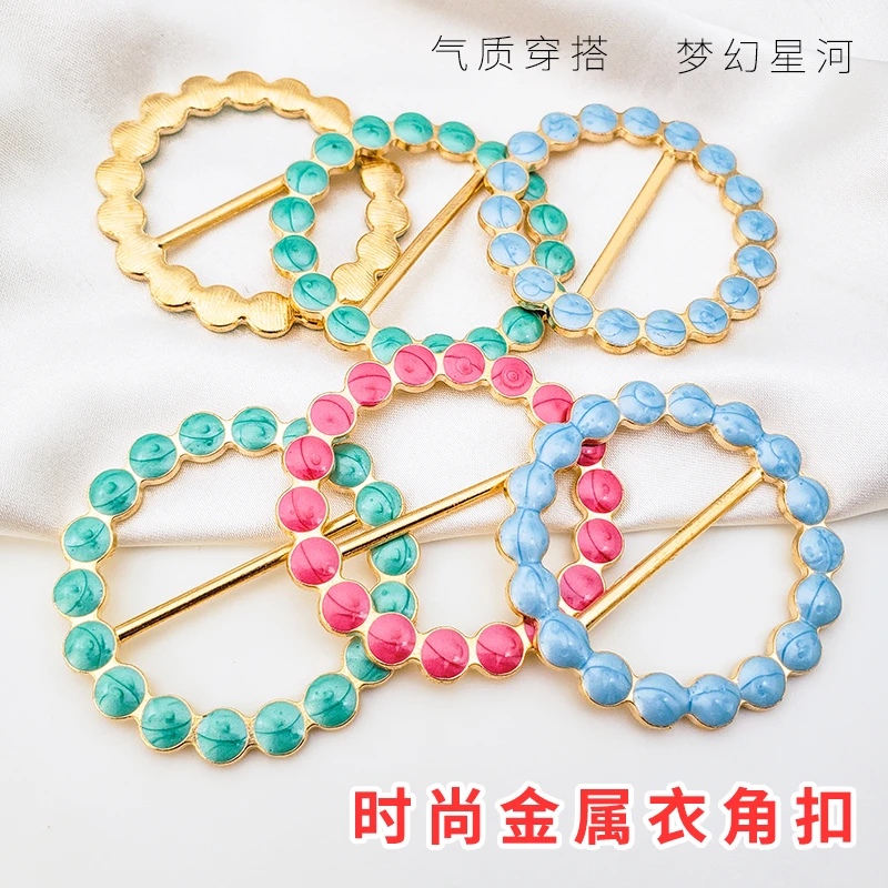 春夏季T恤改短神器衣角打结扣衣摆扎衣服神器收腰带扣腰带丝巾扣