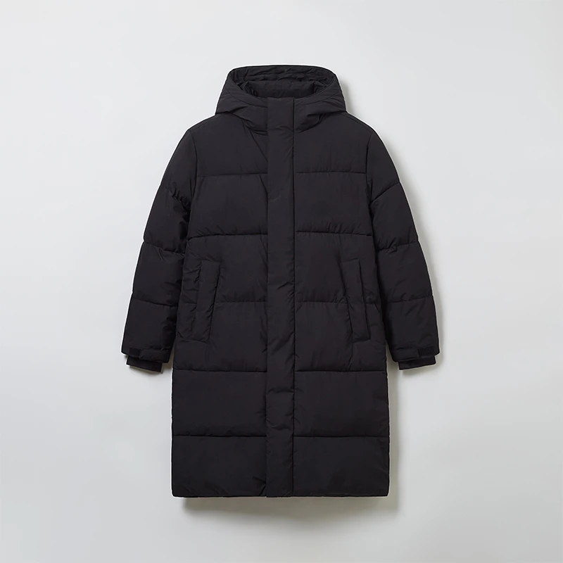 【商场同款新品】SPAO韩国同款2024年新款中长款棉服外套SPJPE4VC14