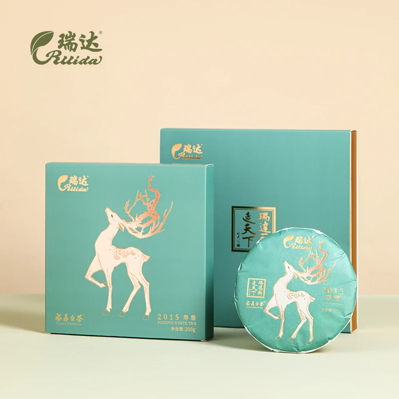 【瑞达】福鼎白茶 2015年寿眉 枣香浓郁 细腻甘醇 福鹿系列 200g