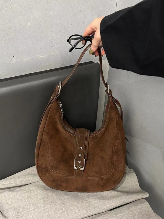 【DXD】2024新款AAA设计时尚休闲百搭斜跨女士包包GY62676咖啡色