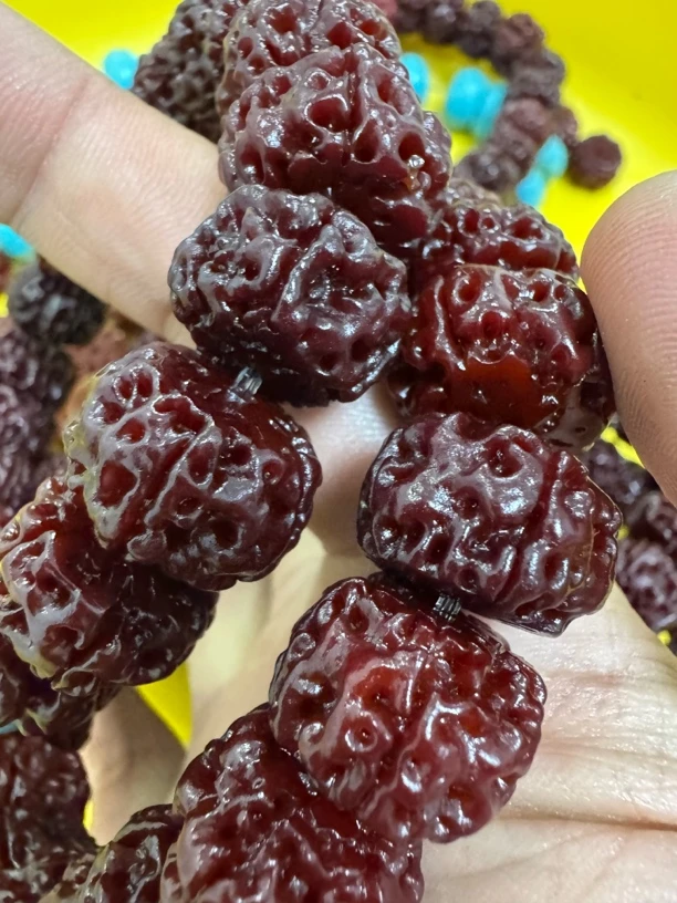 回流藏区七年大盘龙玉化包浆大金刚尺寸 16-18