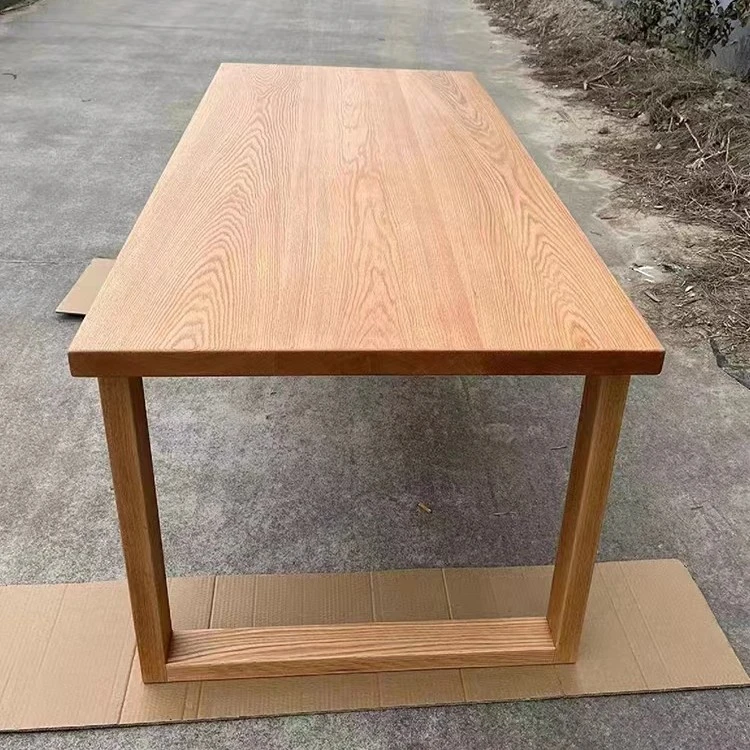 北欧实木莫比恩餐桌简约桌子小户型长方形家用轻奢桌椅组合长桌