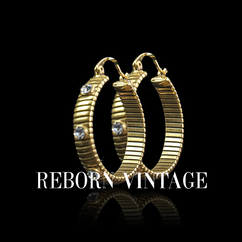 铜合金耳饰  Reborn Vintage气质轻奢时尚百搭小众欧美设计师M150