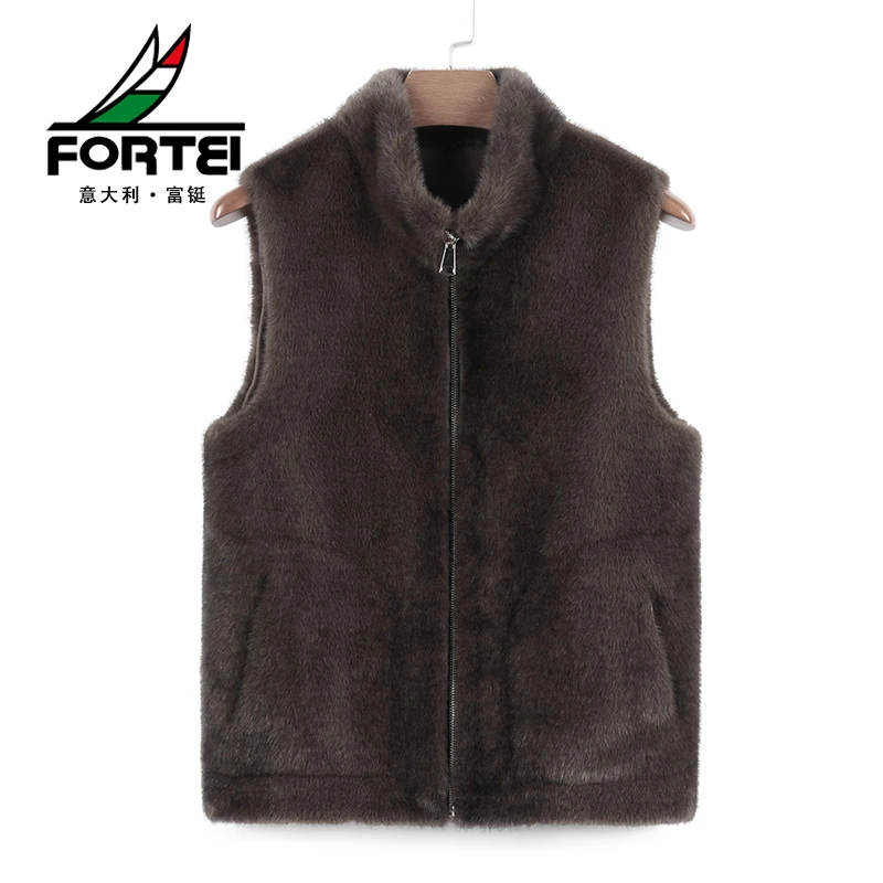 FORTEI/富鋌【海宁源头工厂】男士马甲夹克外套保暖时尚立领休闲YF