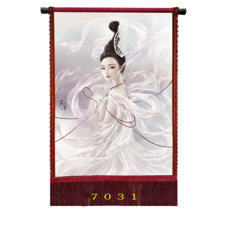 7#油画布尺寸60Ⅹ90 美女挂画 客厅装饰画