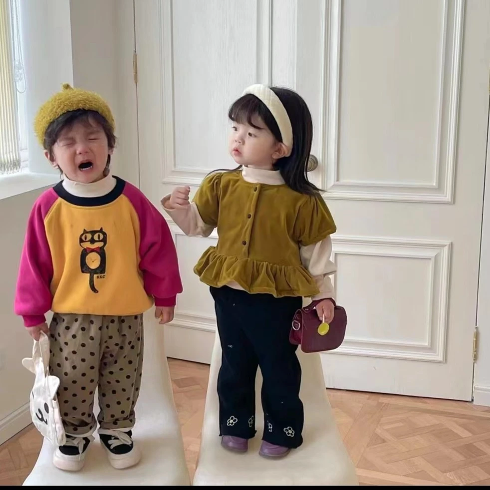 【璐轩baby过款】婴幼儿连体衣爬服哈衣百棉秋衣套装