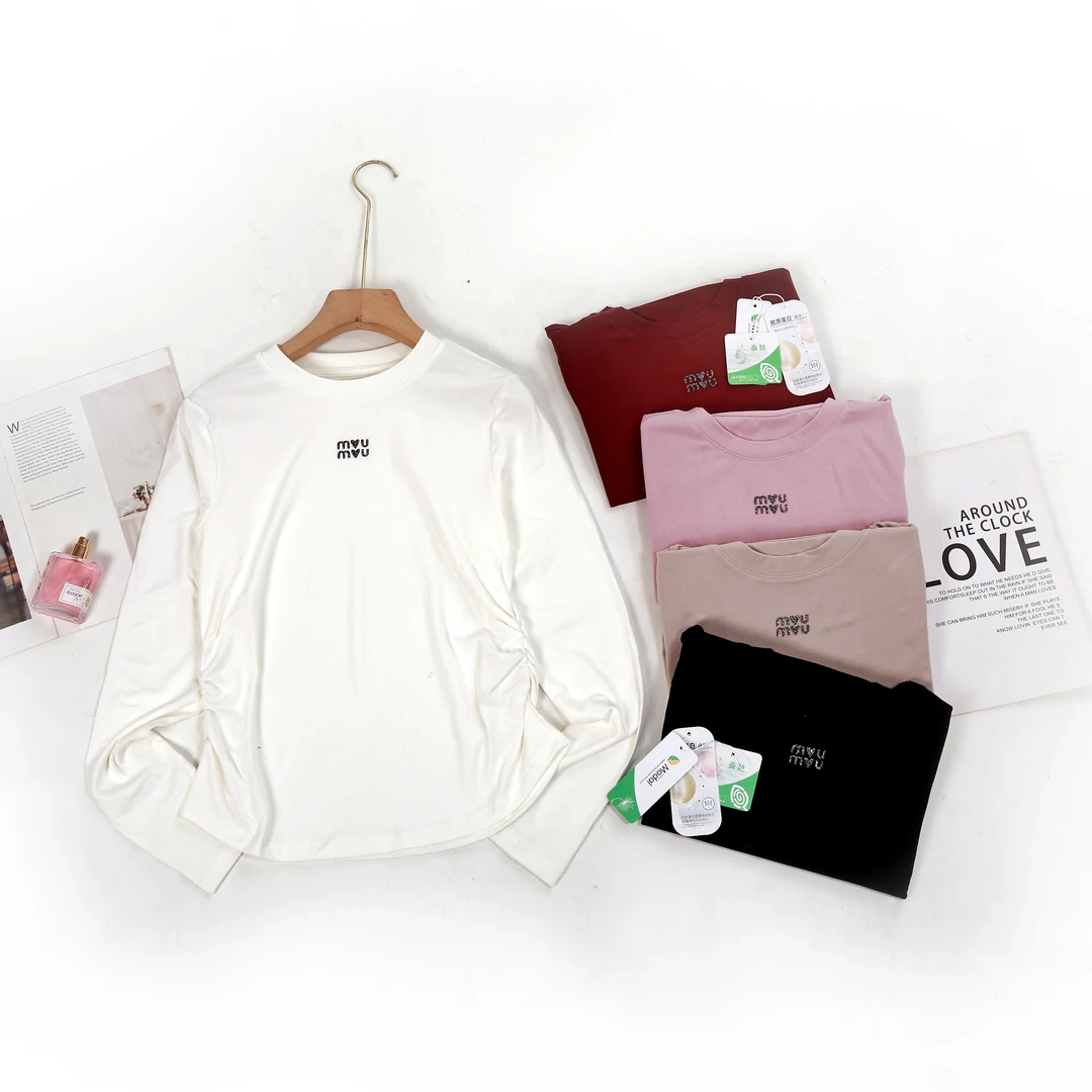 品牌订单！缪家同款！早秋新款！独家定制！胶原蛋白+蚕丝打底衫 3333