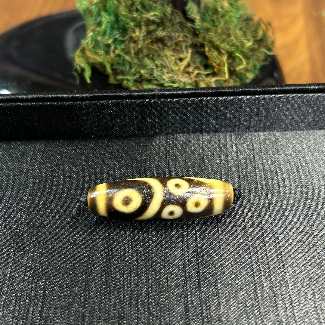 『八月珠宝』老冯精品牙黄六眼 巴西老油料核心矿料玛瑙