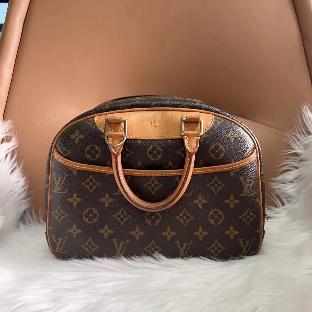 95新 LouisVuitton/路易威登 路易威登 老花保龄球小号手提包