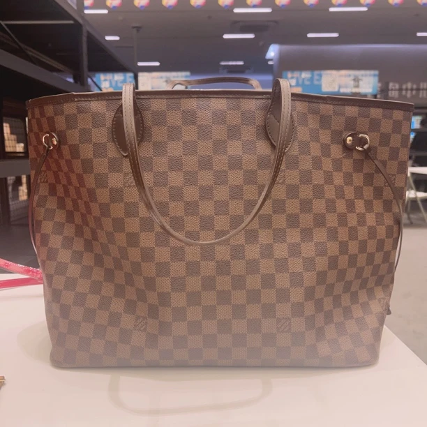 95新 LouisVuitton/路易威登 路易威登 时尚棕色经典托特包-