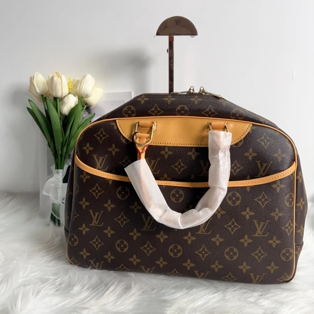 95新 LouisVuitton/路易威登 路易威登老花保龄球中号单肩包