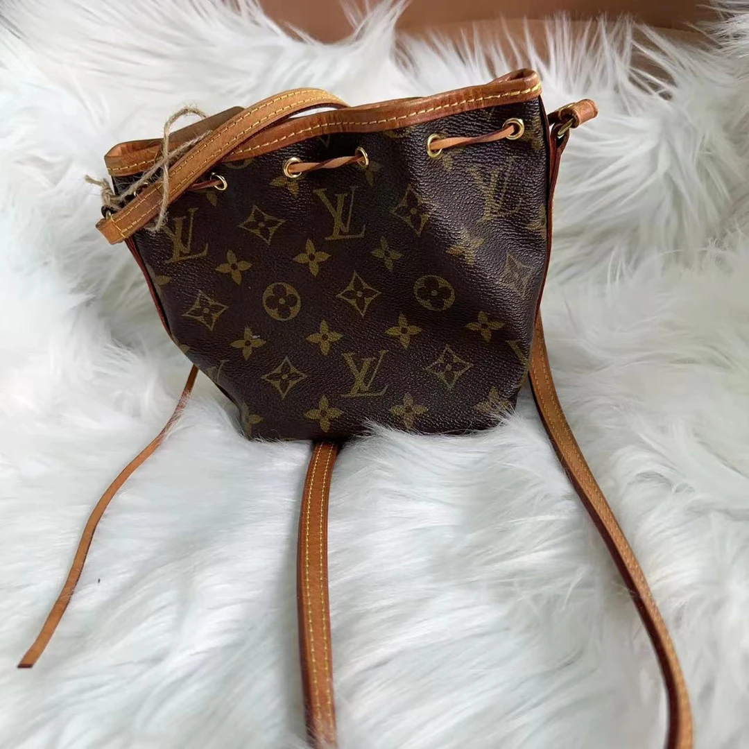 95新 LouisVuitton/路易威登 路易威登 百搭款老花水桶nano