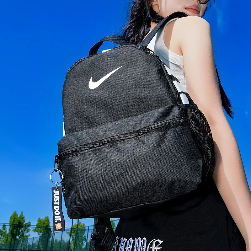 Nike耐克儿童包男包女包新款休闲运动包书包学生双肩包DR6091-010