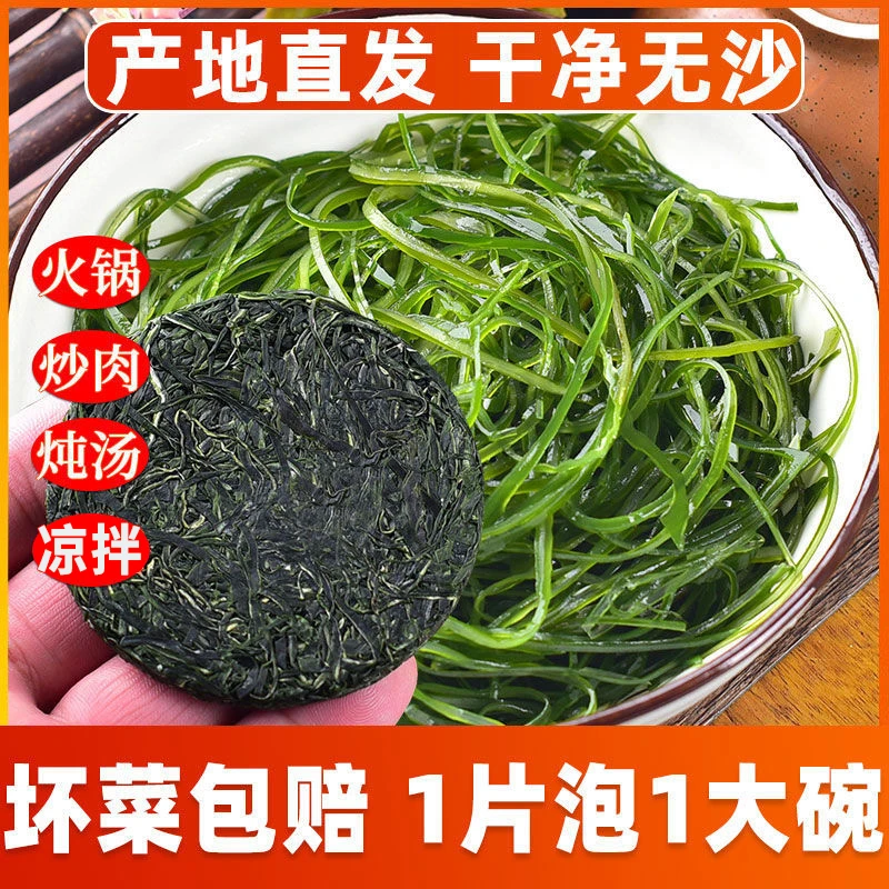 霞浦烘干压缩海带丝顶刀细丝干净无沙真空装产地直发凉拌脆爽22克