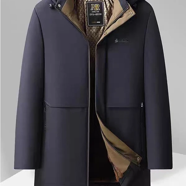 7259-冬季棉服爸爸装棉袄加厚加绒派克服棉衣男中老年冬装外套