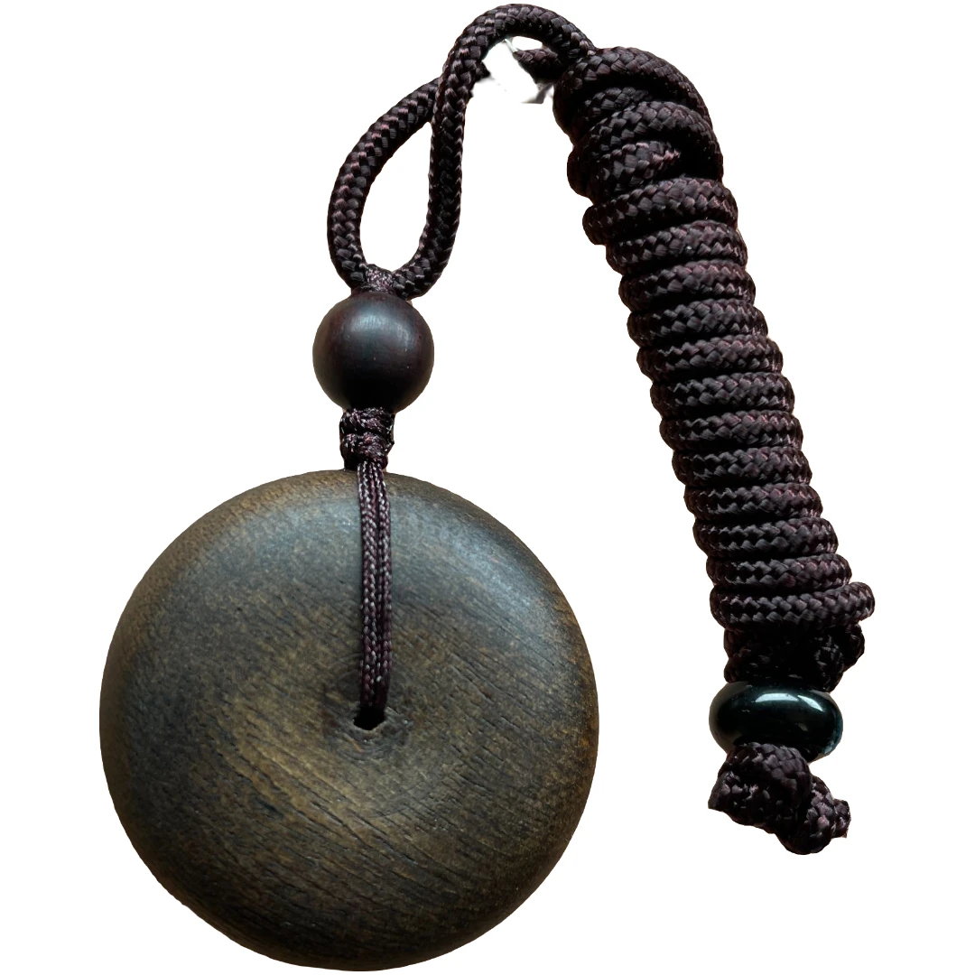 芽庄白棋楠沉香平安扣吊坠（沉水级）