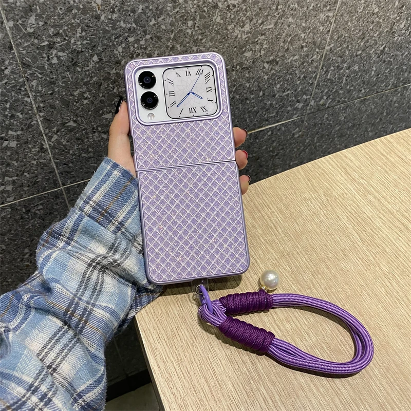 适用华为novaflip手机壳折叠闪粉星钻皮套novaflip创意网红防摔壳