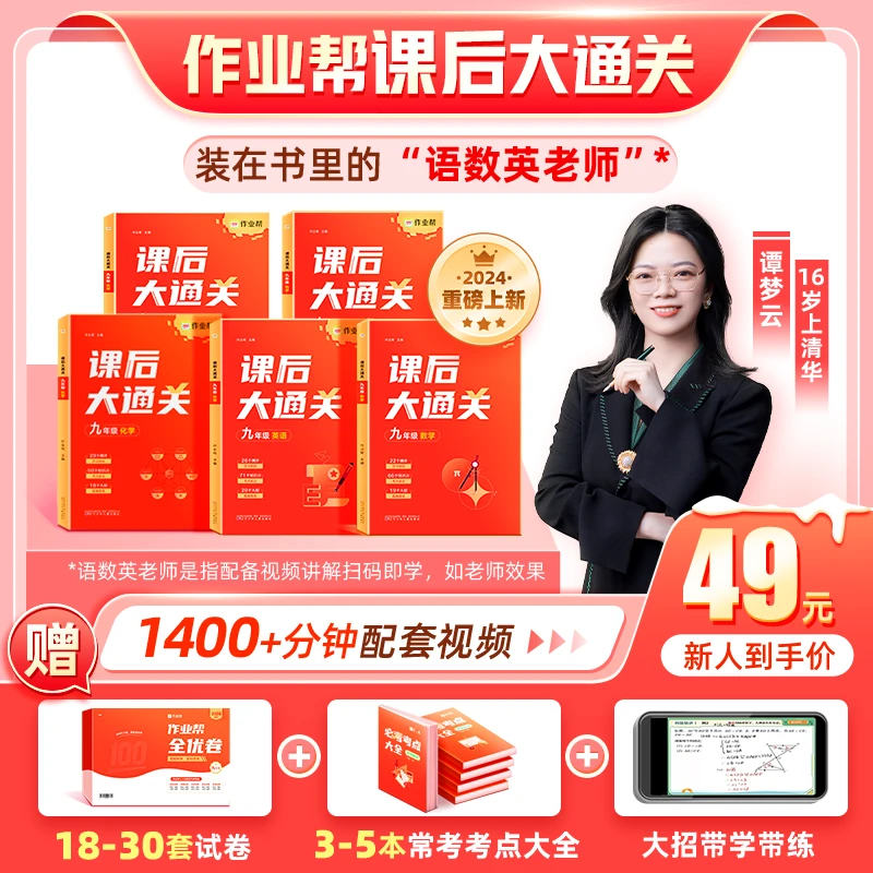 【作业帮-初中大通关】（内含大招+母题+扫码讲解+卷子+考点手册）-DS