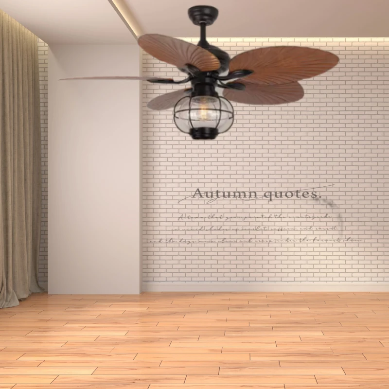 户外凉亭装饰 复古吊扇灯